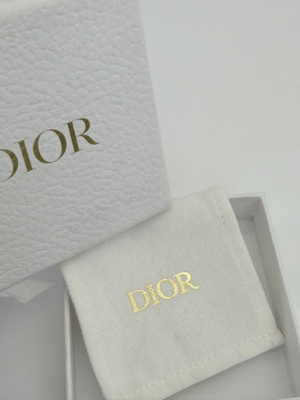 Dior Metal Crystal Round CD Ring 6.5 Gold - Picture 10 of 11